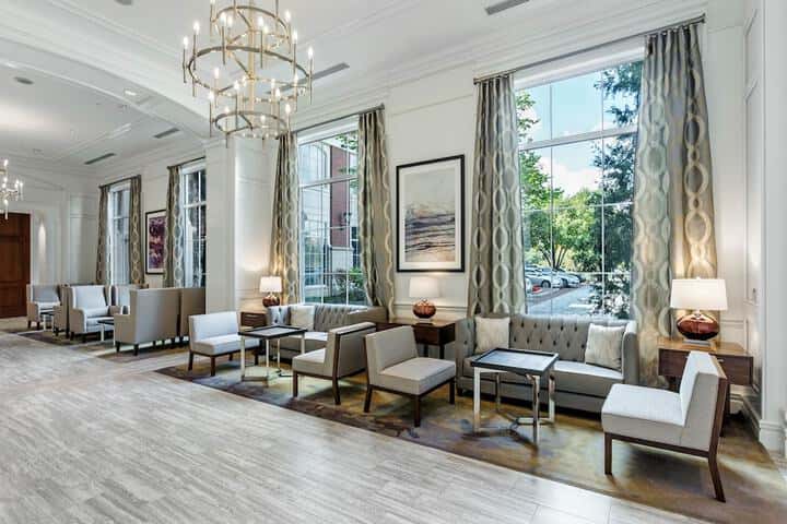 Lobby sitting area