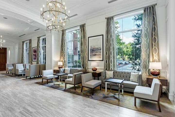 Lobby sitting area
